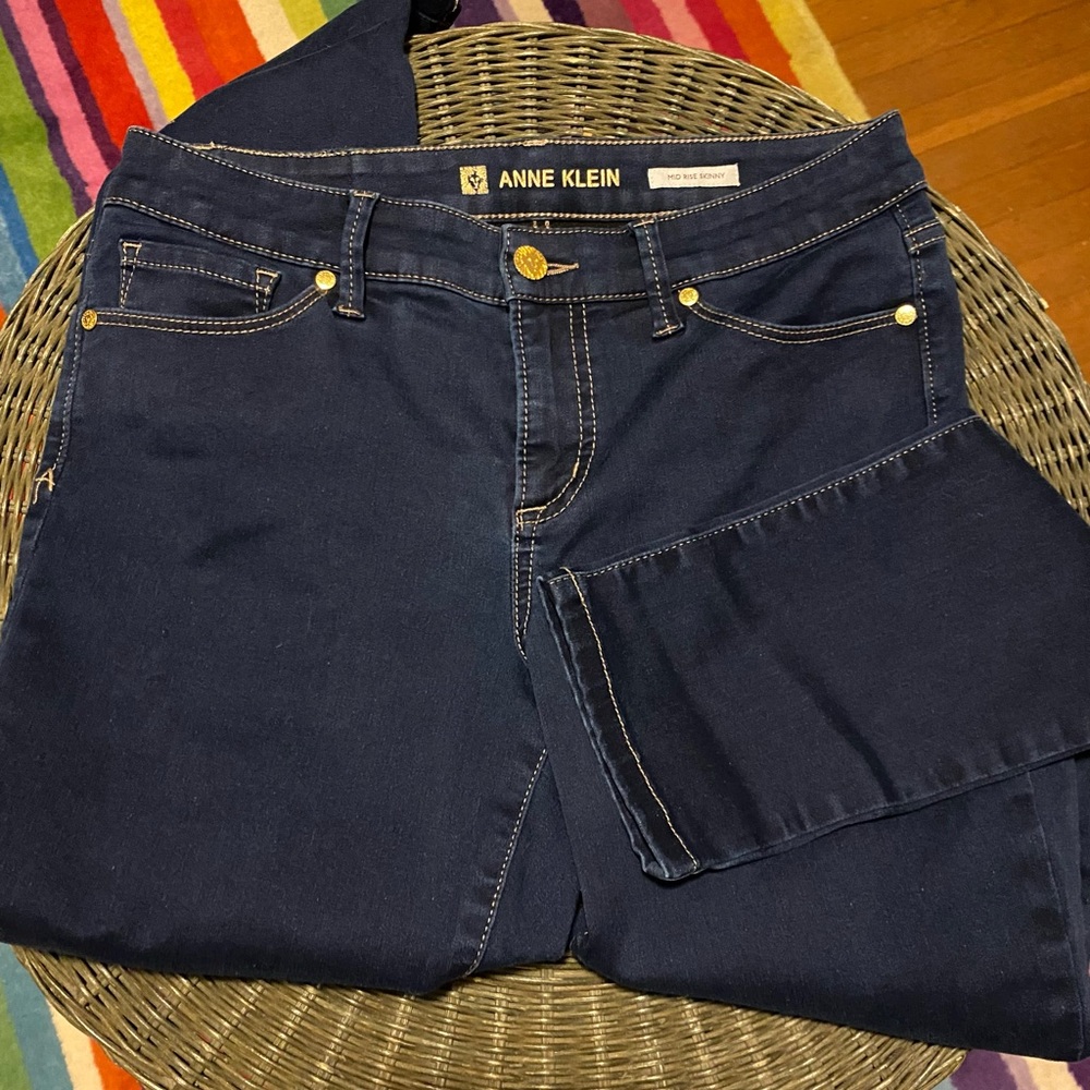 Anne Klein 8P Women's Blue Jeans
